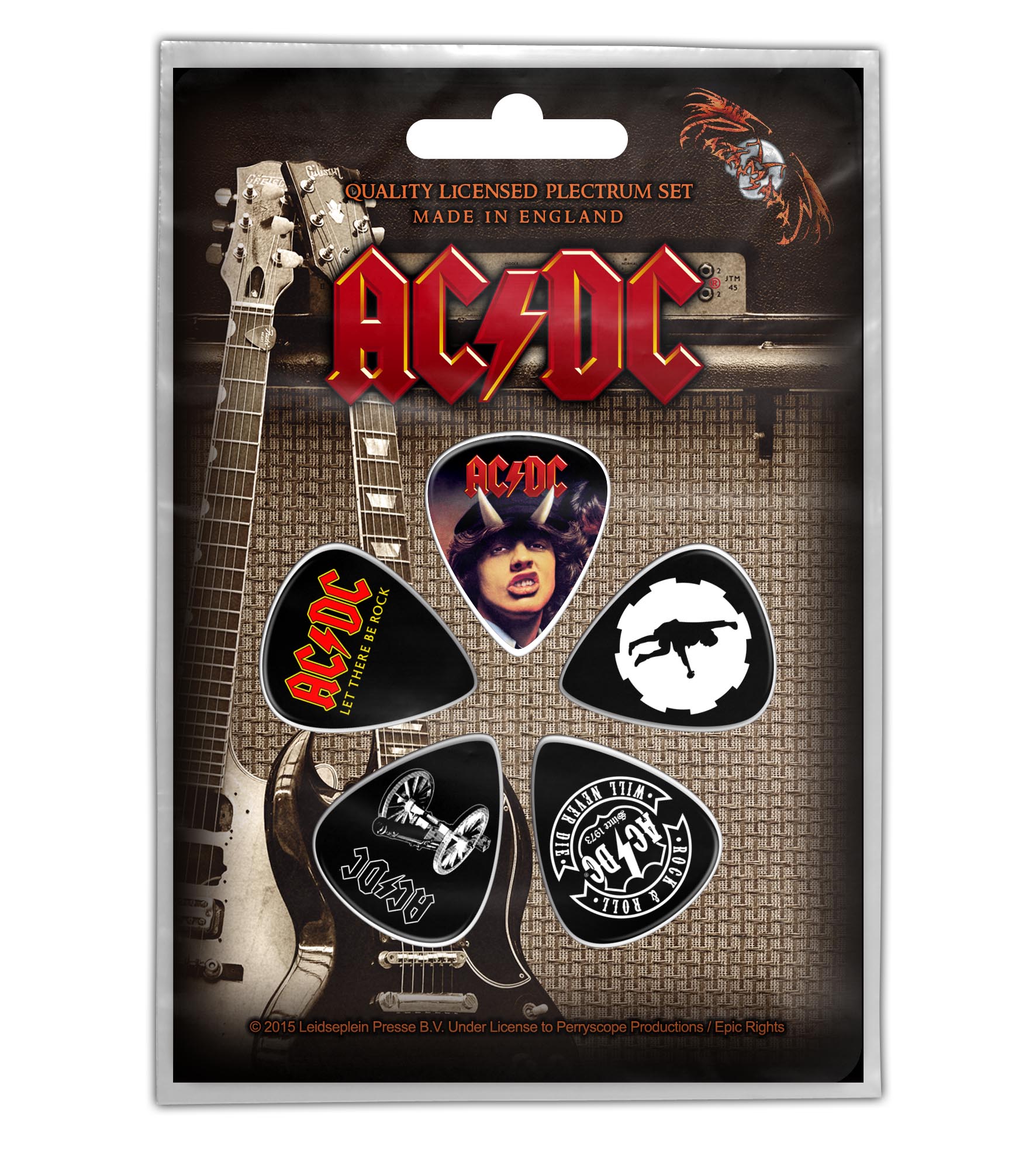 Set 5 pene de chitara AC/DC Highway / For Those PP004