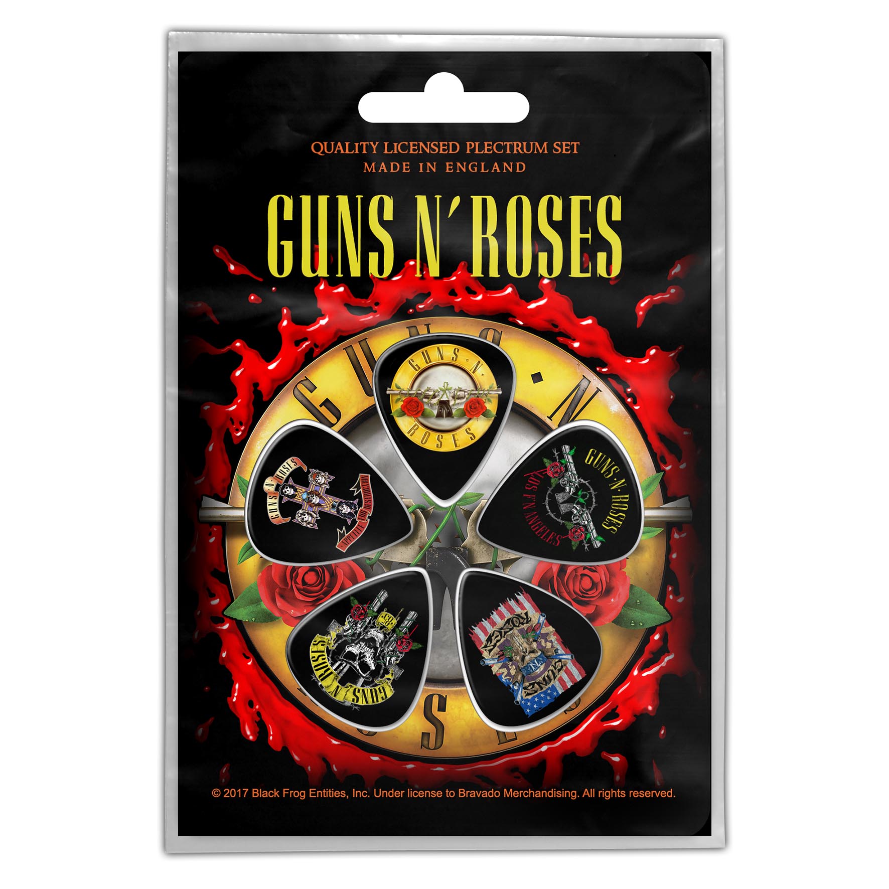 Set 5 pene de chitara GUNS N ROSES Logo PP030