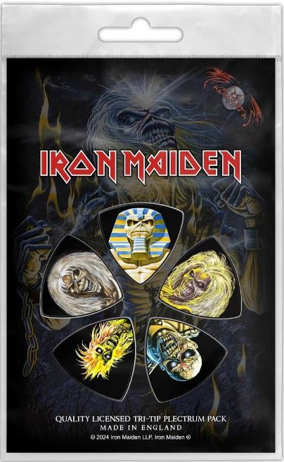 Set 5 pene de chitara mari (Tri-Tip) IRON MAIDEN - CLASSIC ALBUMS