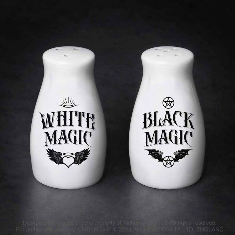 Set condimente MRSP4 - White Magic / Black Magic: Salt & Pepper Set