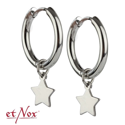 SO130 Cercei hoops de inox Star