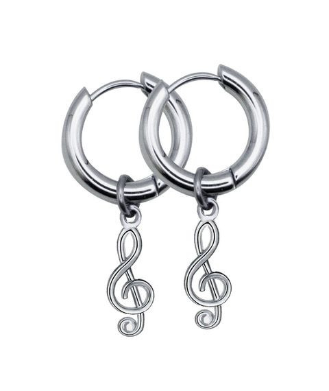 SO146 Cercei hoops de inox - Clef