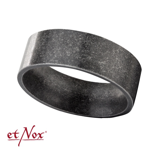 SR126 Inel de inox Antique Metal Ring 8 mm