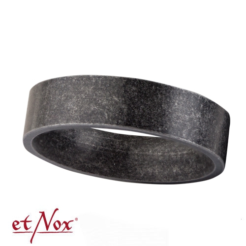 SR127 Inel de inox Antique Metal Ring 6 mm