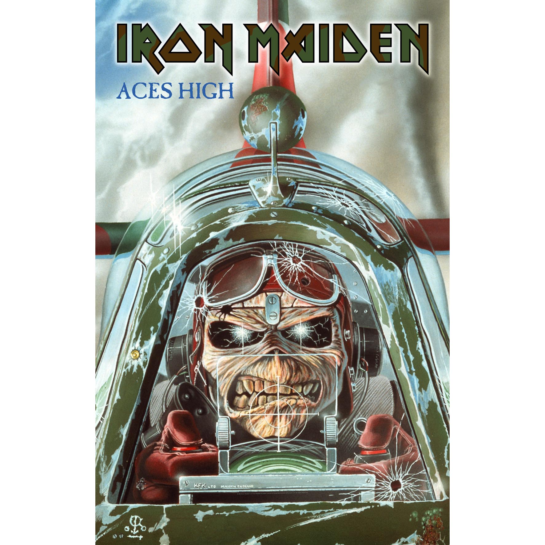 Steag IRON MAIDEN - Aces High (Raz)