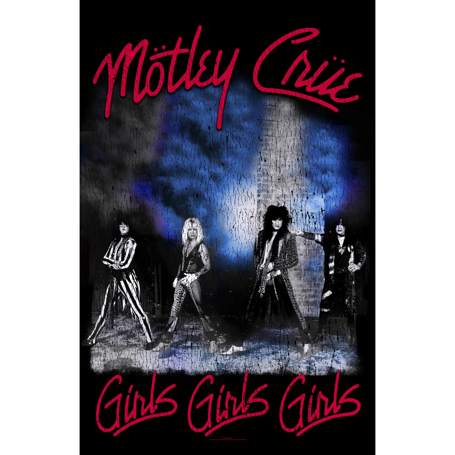 Steag MOTLEY CRUE - Girls Girls Girls