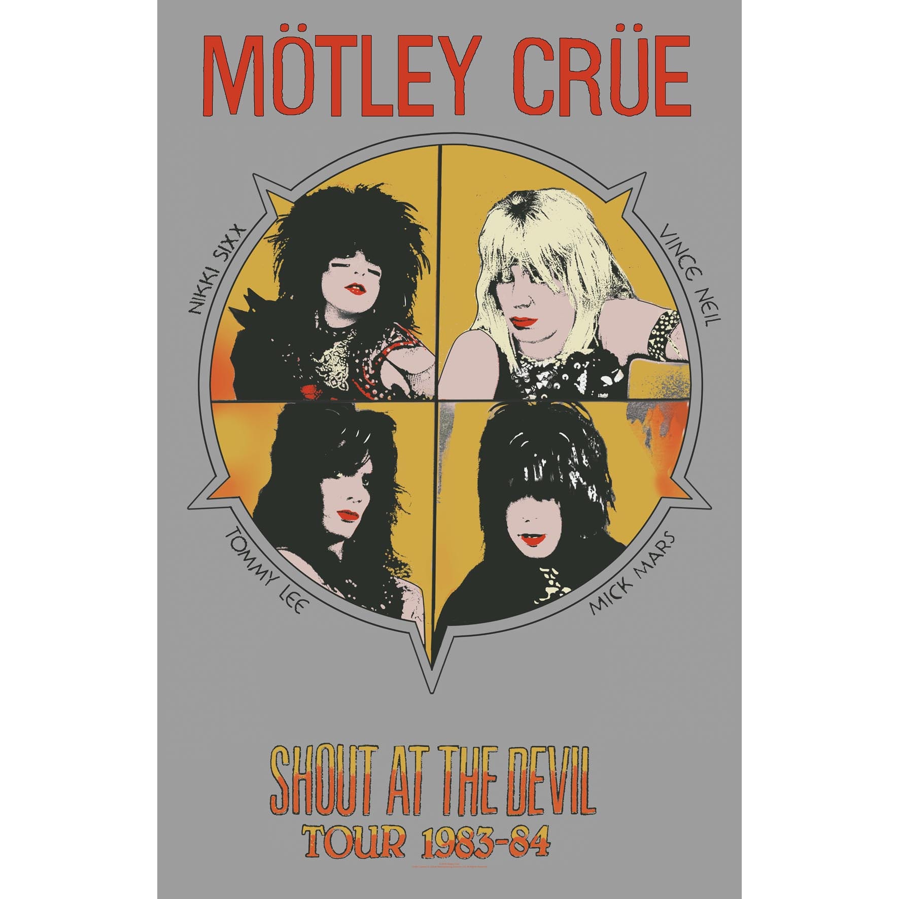 Steag MOTLEY CRUE - Shout At The Devil