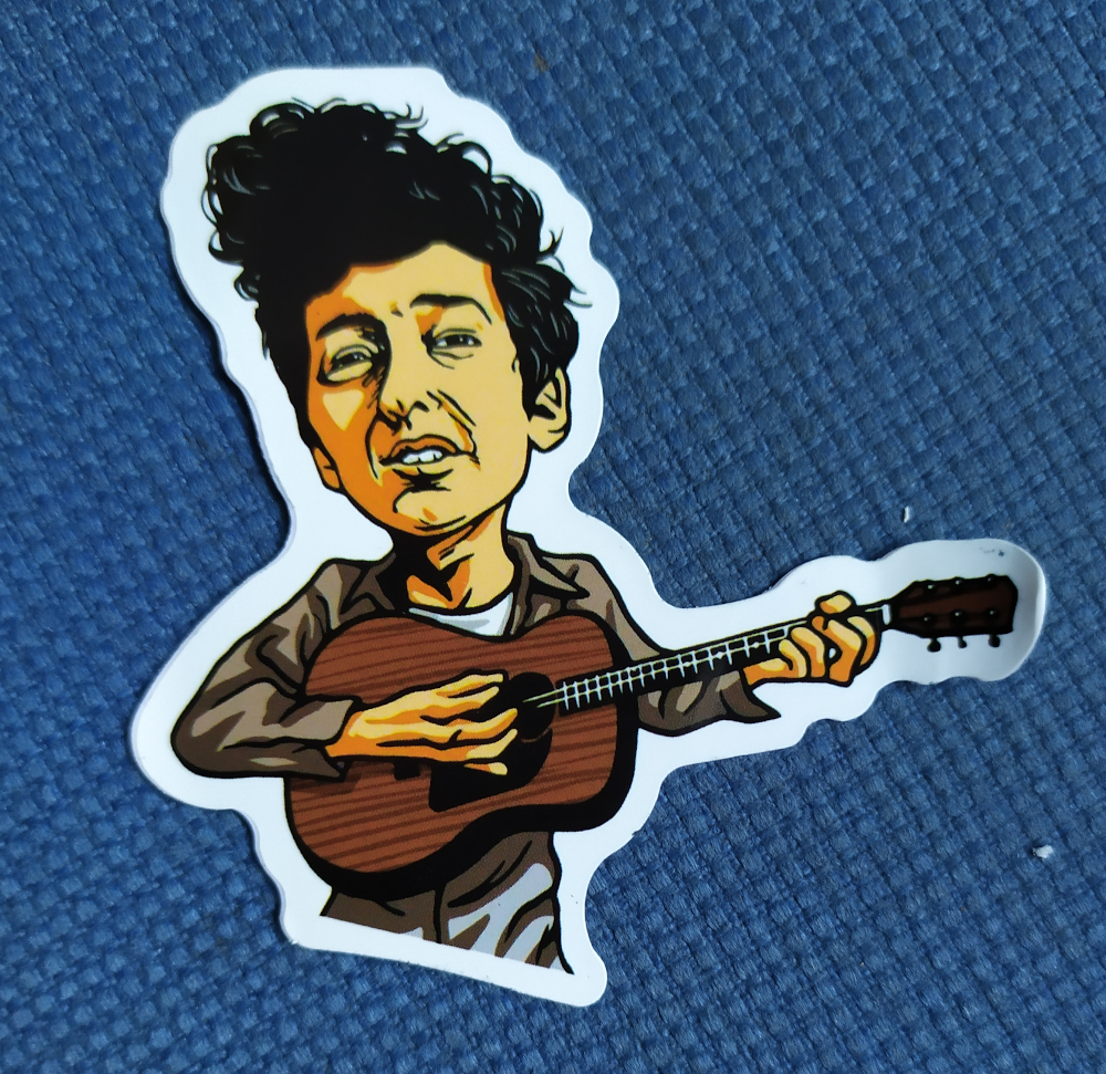 Sticker (abtibild) BOB DYLAN Cut-out (JBG)