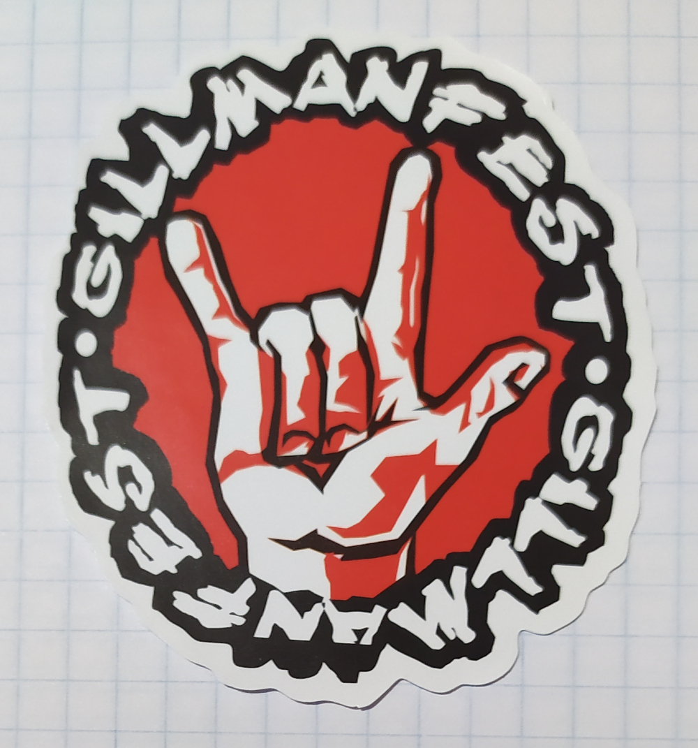 Sticker (abtibild) GILLMANFEST (JBG)