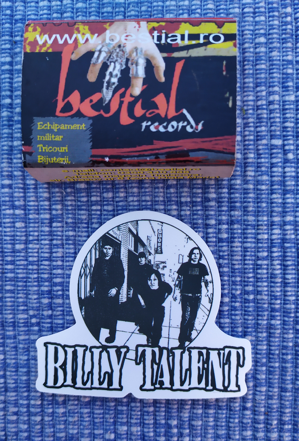 Sticker (abtibild) mic Billy Talent  (JBG)