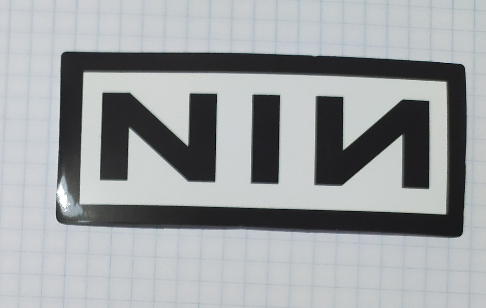 Sticker (abtibild) NINE INCH NAILS Logo