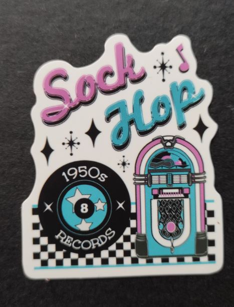 Sticker (abtibild) Sock Hop (JBG)