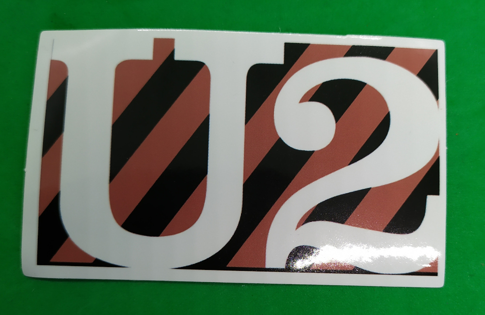 Sticker (abtibild) U2 Logo (JBG)