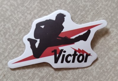 Sticker (abtibild) Victor Guitar (JBG)