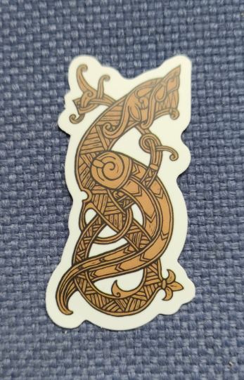 Sticker (abtibild) Viking -  Dragon Canvas (JBG)
