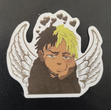 Sticker (abtibild) XXX Tentacion Wings (JBG)