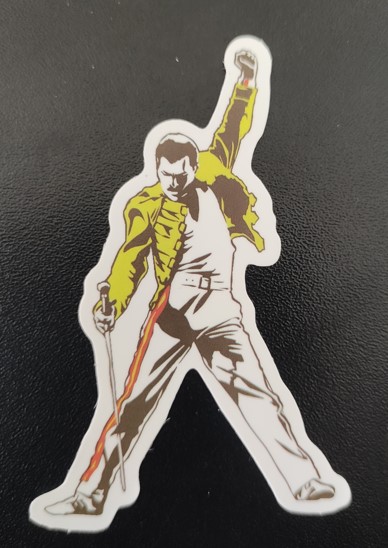 Sticker Freddie Mercury model 1 (JBG)