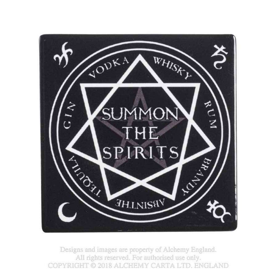 Suport ceramic pentru pahare CC2 - Summon the Spirits - ceramic coaster