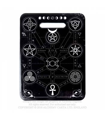 Tocator ceramic decorativ pentru perete CT2 - Magic Symbols