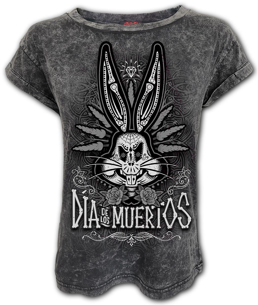 Tricou Acid Wash G501F769 BUGS - MUERTOS