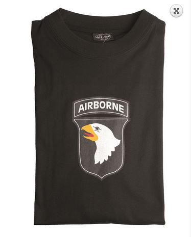 Tricou Barbatesc ′101ST AIRBORNE′ BLACK Art.-No. 11052002