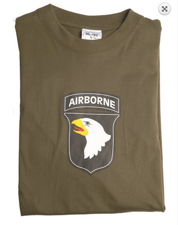 Tricou Barbatesc ′101ST AIRBORNE′ OD Art.-No. 11052001