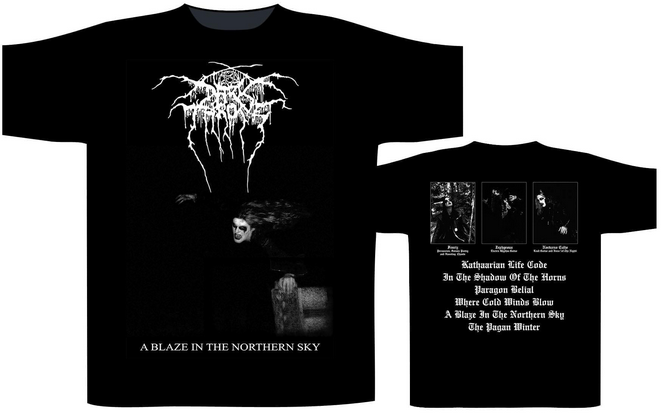 Tricou DARKTHRONE - A Blaze In The Northern Sky / Album ST2425