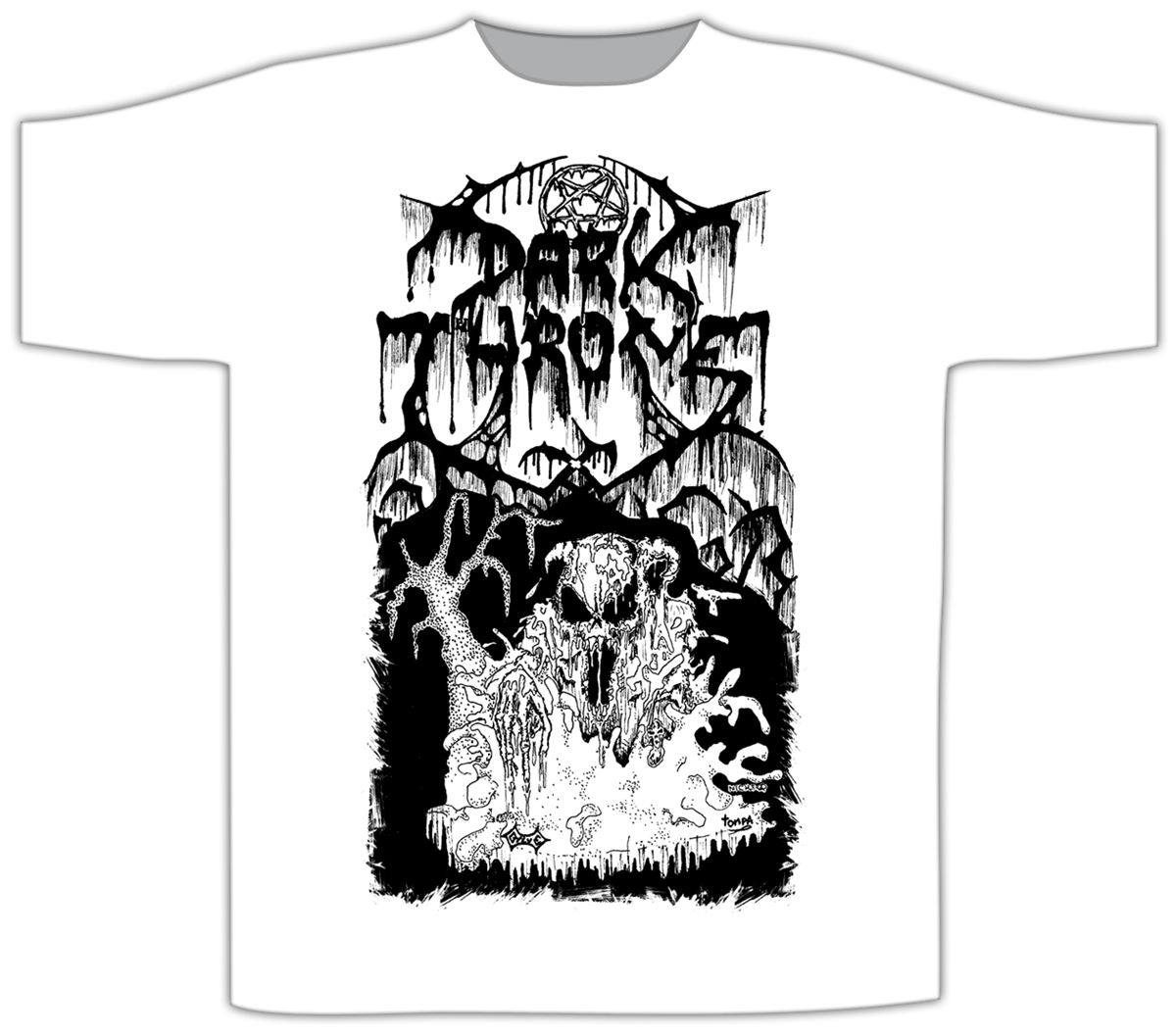 Tricou DARKTHRONE - SEMPITERNAL PAST (tricou alb) ST2479