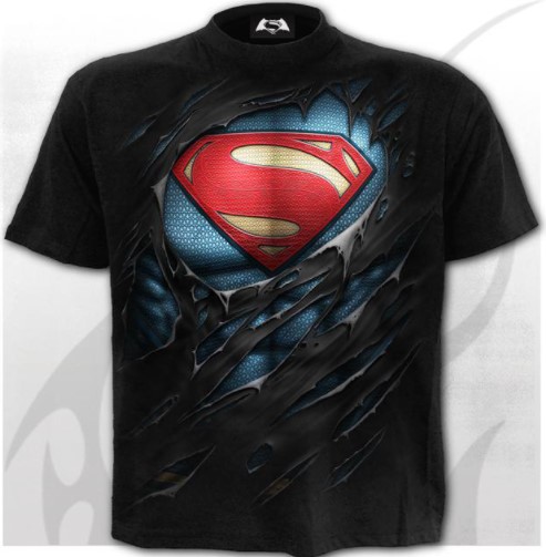 Tricou G407M101 Superman - Ripped