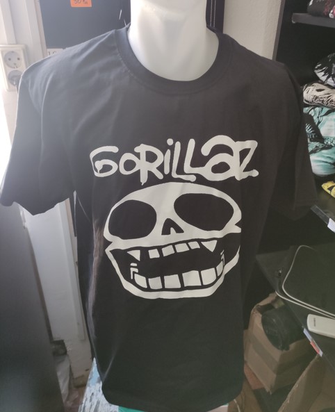 Tricou GORILLAZ Face TR/FR/LK