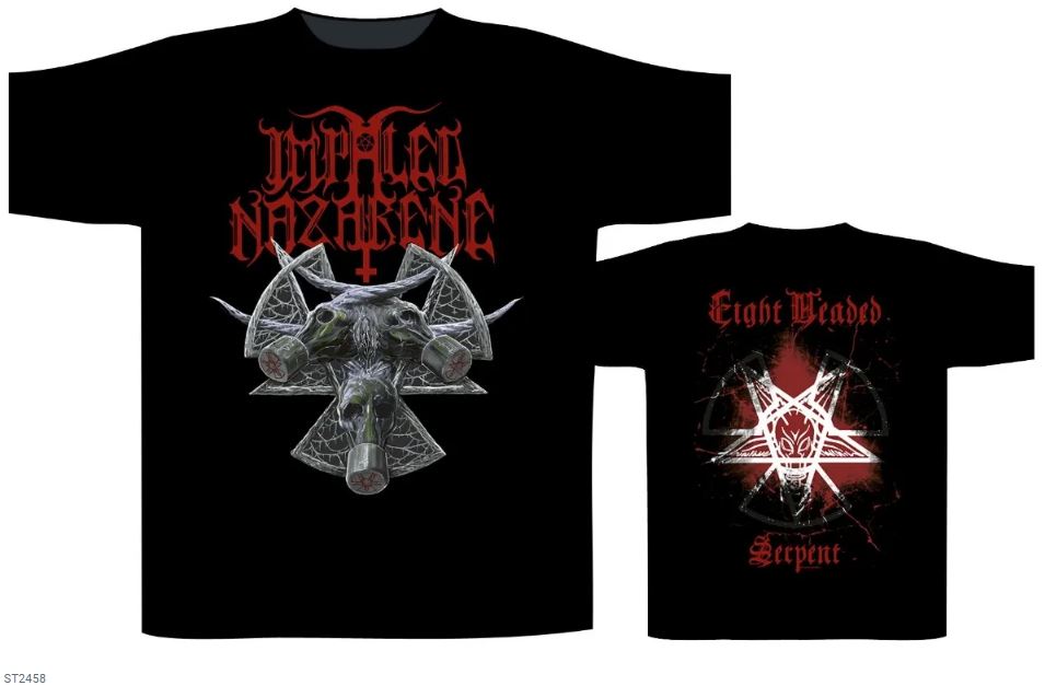 Tricou IMPALED NAZARENE - EIGHT HEADED SERPENT ST2458