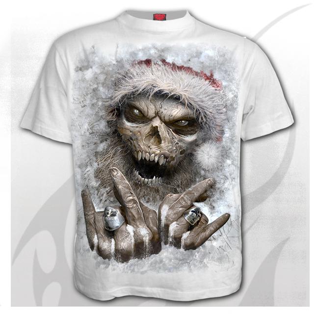 Tricou  K043M113  ROCK SANTA - T-Shirt White (lichidare stoc)