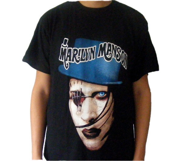 Tricou MARILYN MANSON Blue Eye TR/FR/LK