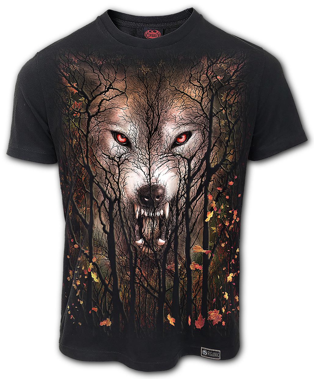 Tricou organic E030M153 Forest Wolf (Lichidare Stoc!)