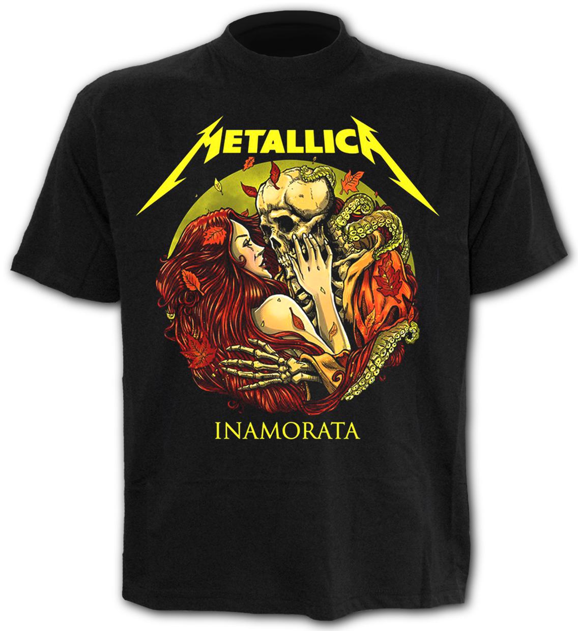 Tricou Q205M121 - METALLICA - INAMORATA - Front Print T-Shirt Black