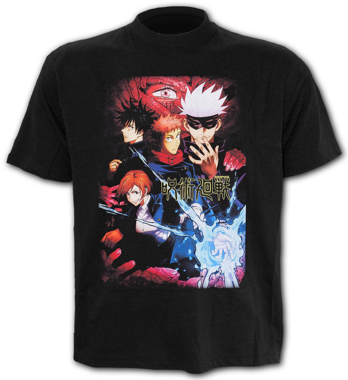 Tricou Q244M121 - JUJUTSU KAISEN - POWER - Front Print T-Shirt Black