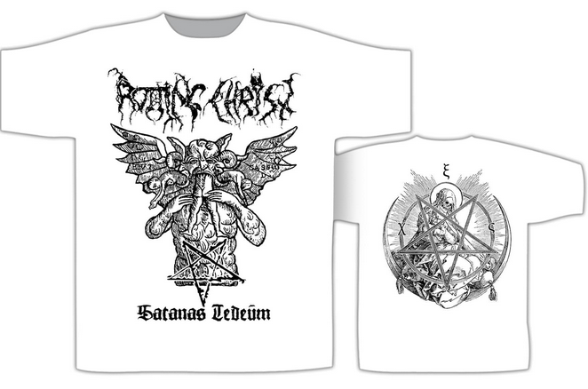 Tricou ROTTING CHRIST - Satanas Tedeum (tricou alb) ST2422