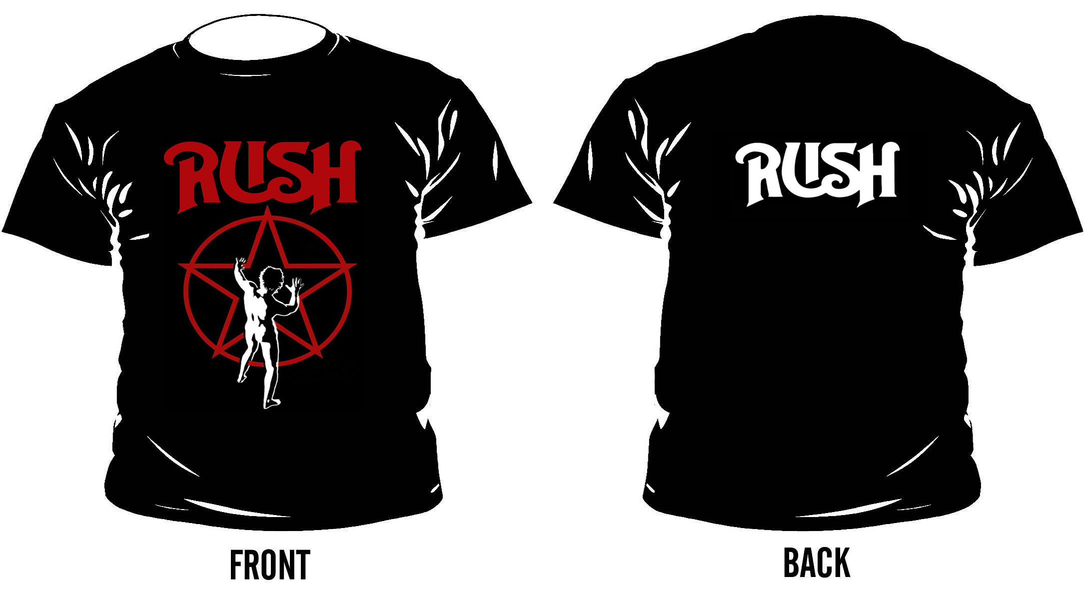 Tricou RUSH Pentagram TR/FR/061