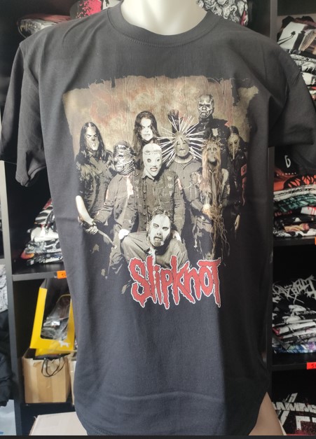 Tricou SLIPKNOT Band sepia (TBR)