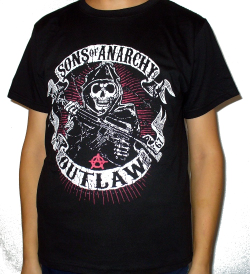 Tricou SONS OF ANARCHY Outlaw (AK47) TR/FR/LK