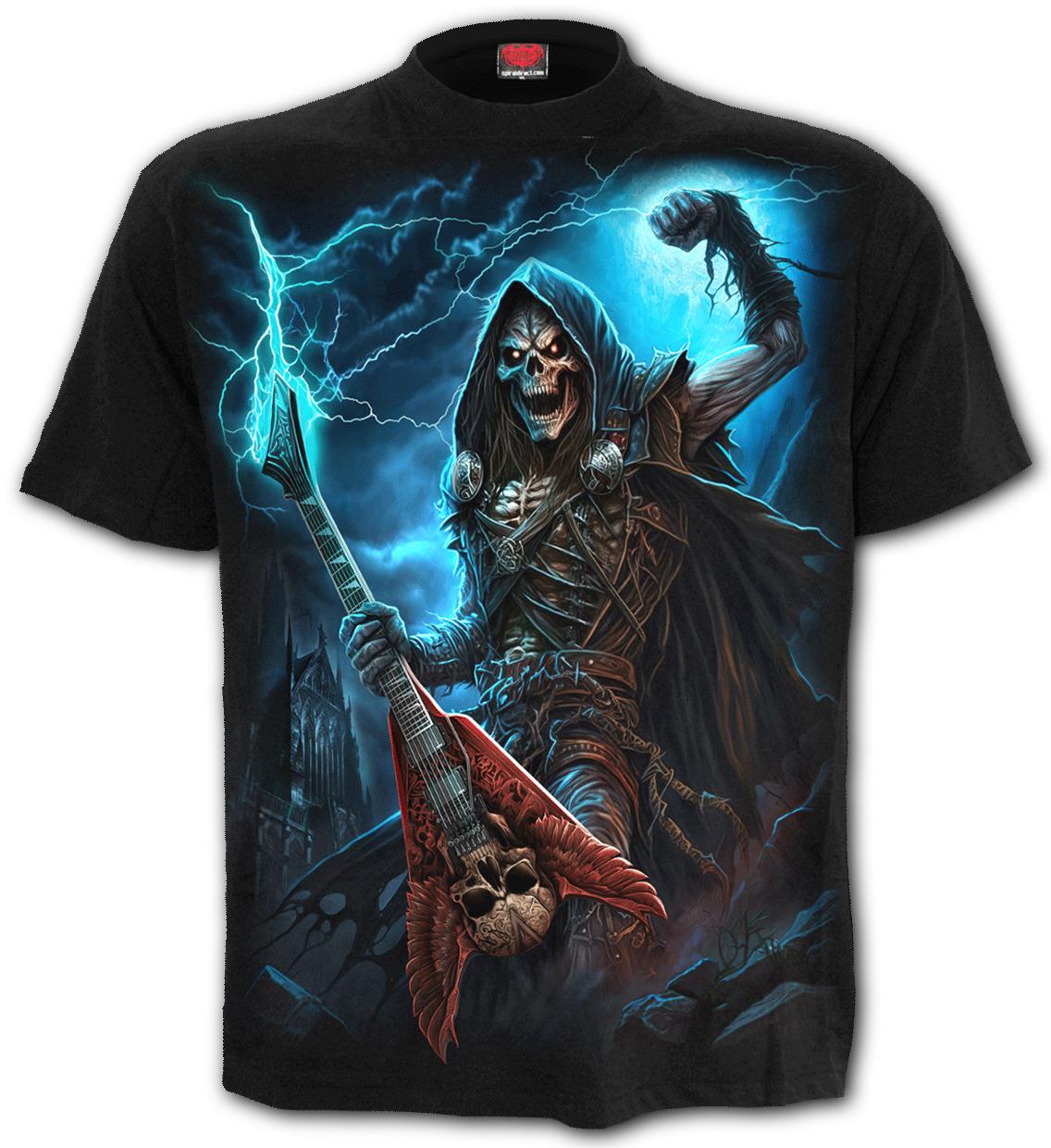 Tricou T232M101 DEAD METAL - T-Shirt Black