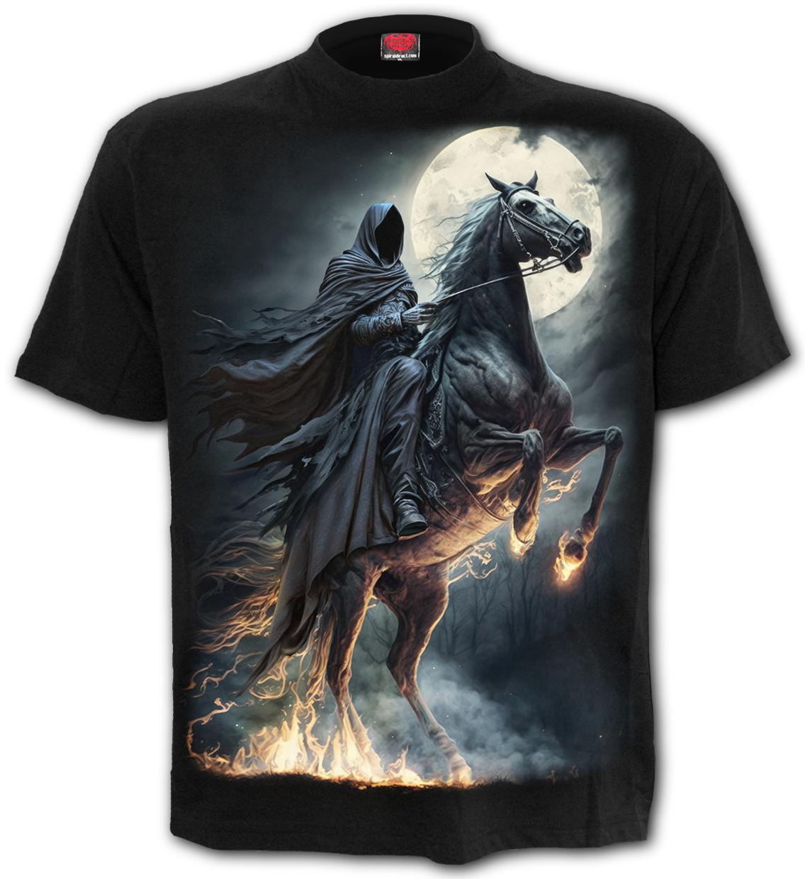 Tricou T238M101- SHADOW RIDER - T-Shirt Black