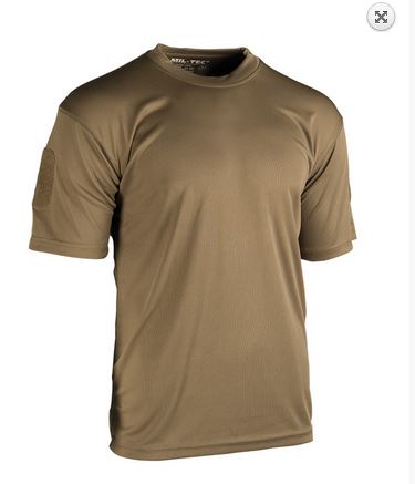 Tricou Barbatesc TACTICAL QUICKDRY DARK COYOTE Art.-No. 11081019