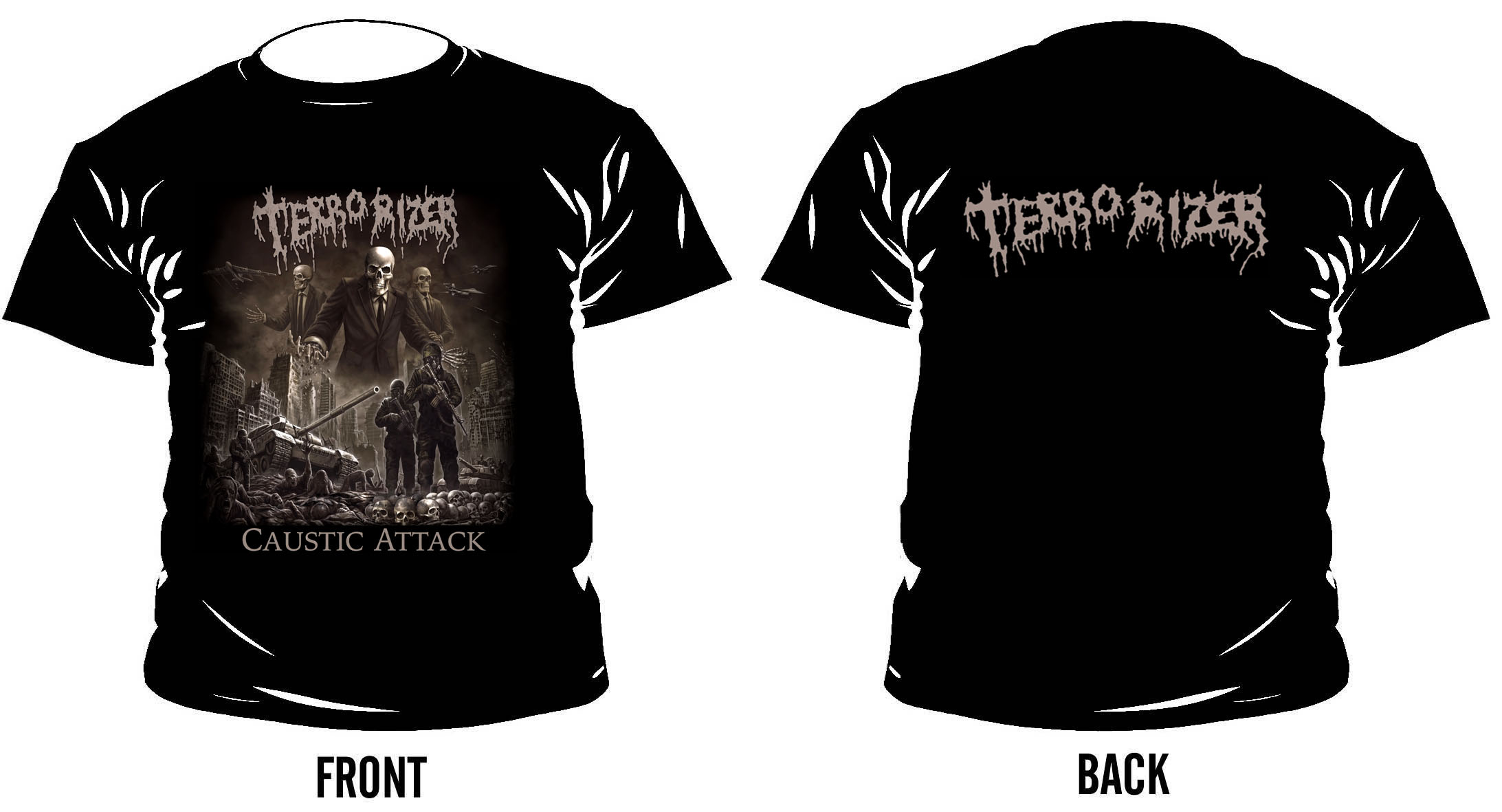 Tricou TERRORIZER Caustic Attack TR/FR/232