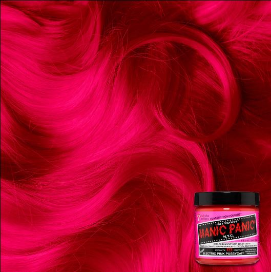 Vopsea de par semipermanenta MANIC PANIC Electric Pussycat Pink