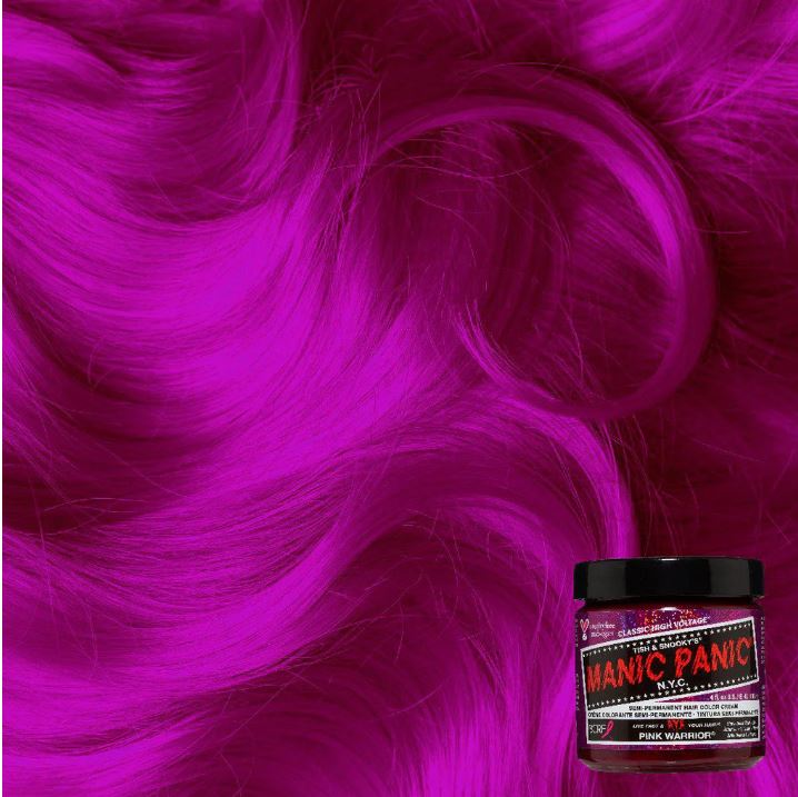 Vopsea de par semipermanenta MANIC PANIC Pink Warrior