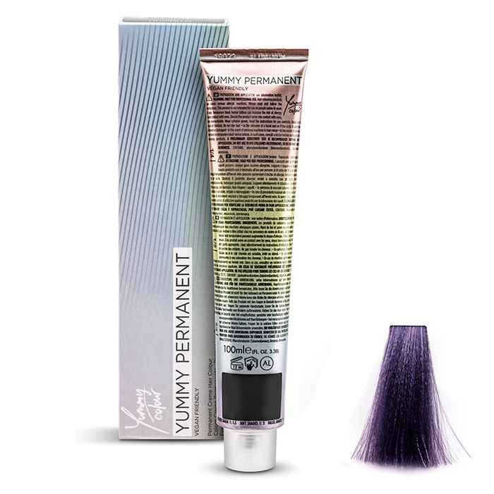 Vopsea profesionala permanenta pentru par Yummy Colour Pastel Lavender