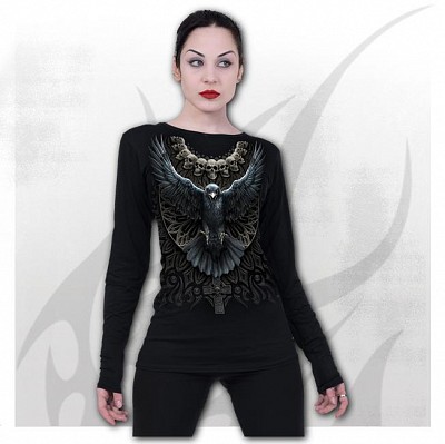 Girlie K074F440 RAVEN SKULL Girlie K074F440 RAVEN SKULL