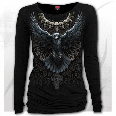 Girlie K074F440 RAVEN SKULL Girlie K074F440 RAVEN SKULL