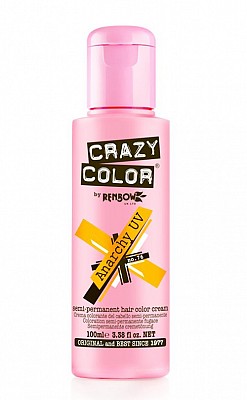 Vopsea de par semipermanenta profesionala Crazy Color Anarchy Uv - 76 Vopsea de par semipermanenta profesionala Crazy Color Anarchy Uv - 76